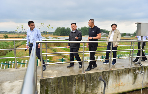 细化行动、凝聚合力，，，，，扎实推动环巢湖流域水环境综合治理——省长李国英一行调研长临河镇污水处置厂