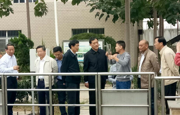 省人大常委会副主任宋卫平一行光临国祯环？？？？？５鞑榱斓脊ぷ