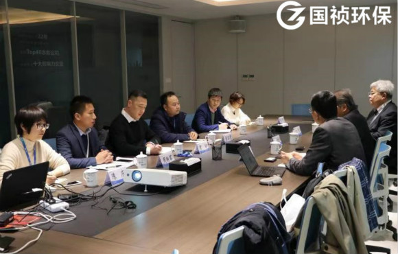 日本旭化成株式会社麻?幸雄一行光临国祯环？？？？５鞑榛セ