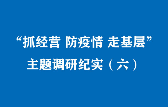 “抓经营 防疫情? 走基层”主题调研纪实（六）