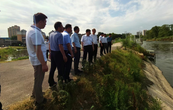 省生态环境；；；；；；；ざ讲熳榈揭嫜袅入湖口水质提升站查抄工作