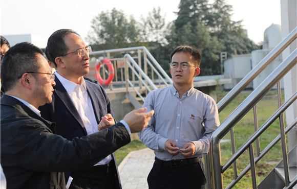 集团公司党委常委、副总经理胡乃民一行调研腾博诚信为本